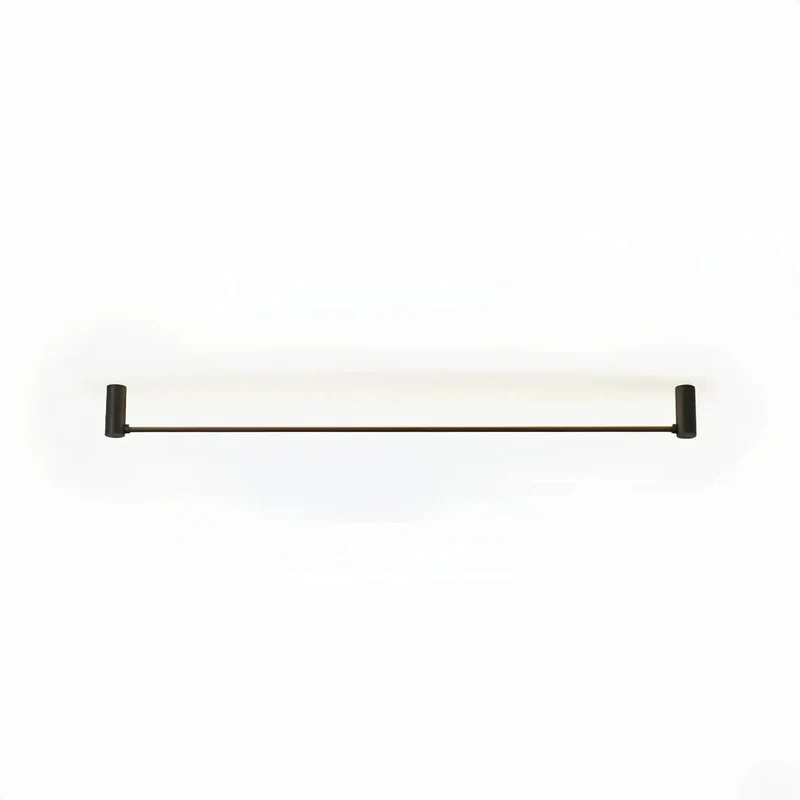 LED Deckenlampe schwarz lang, minimalistisches Design