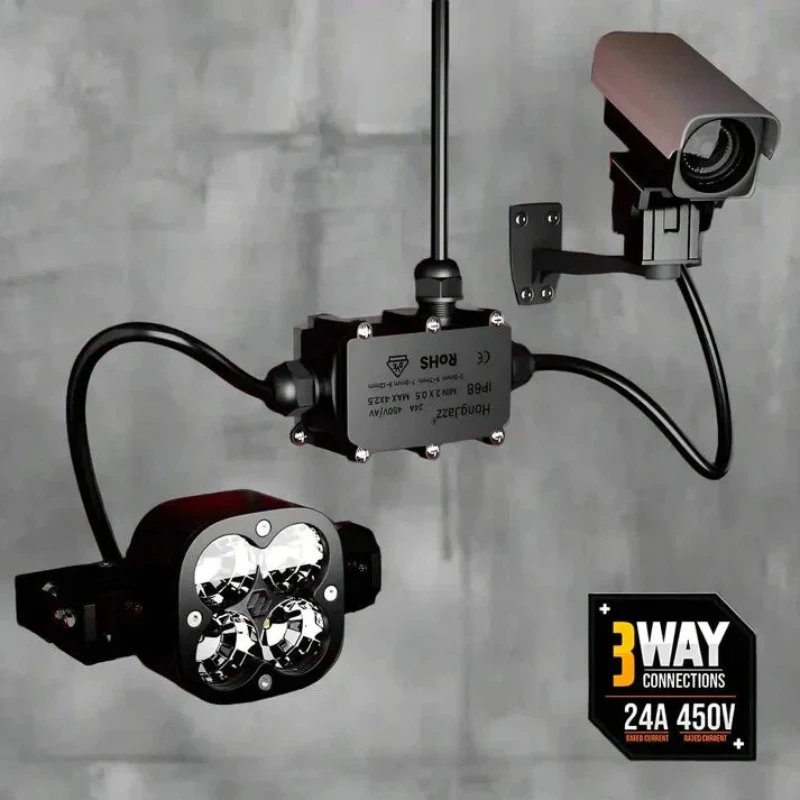 IP68 Abzweigdose Wasserdicht elektrische Außenkabel verbinder ~3474