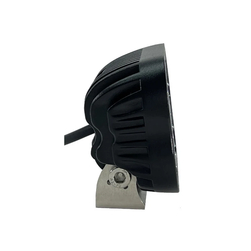 Rechteckige LED-Arbeitsleuchte mit Edelstahlhalterung / 6xLED / 30W