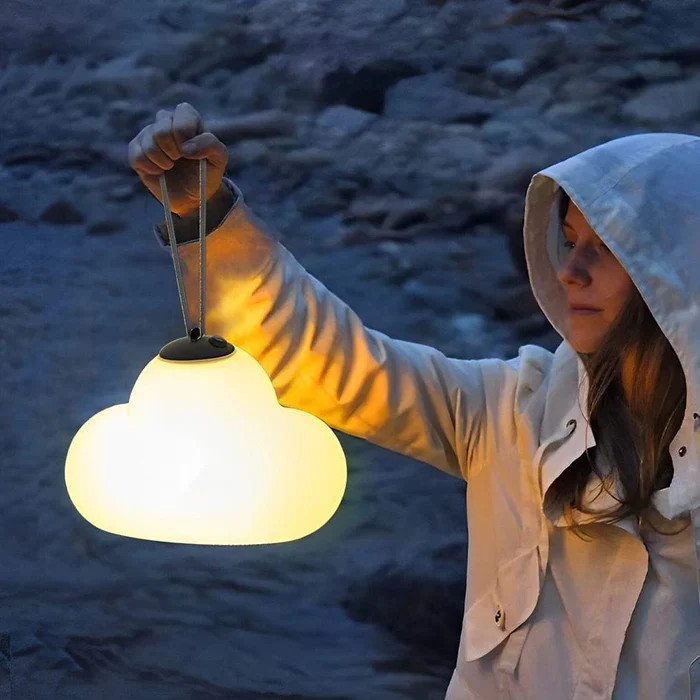 LED-Hängeleuchte aus Metall und Acryl für Garten – Metacryl