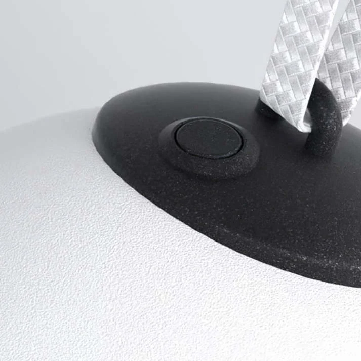 LED-Hängeleuchte aus Metall und Acryl für Garten – Metacryl
