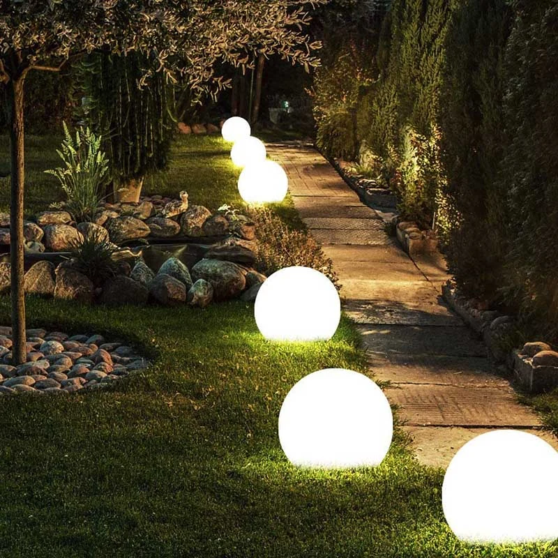 Kugelförmige Gartenleuchte – Solastère
