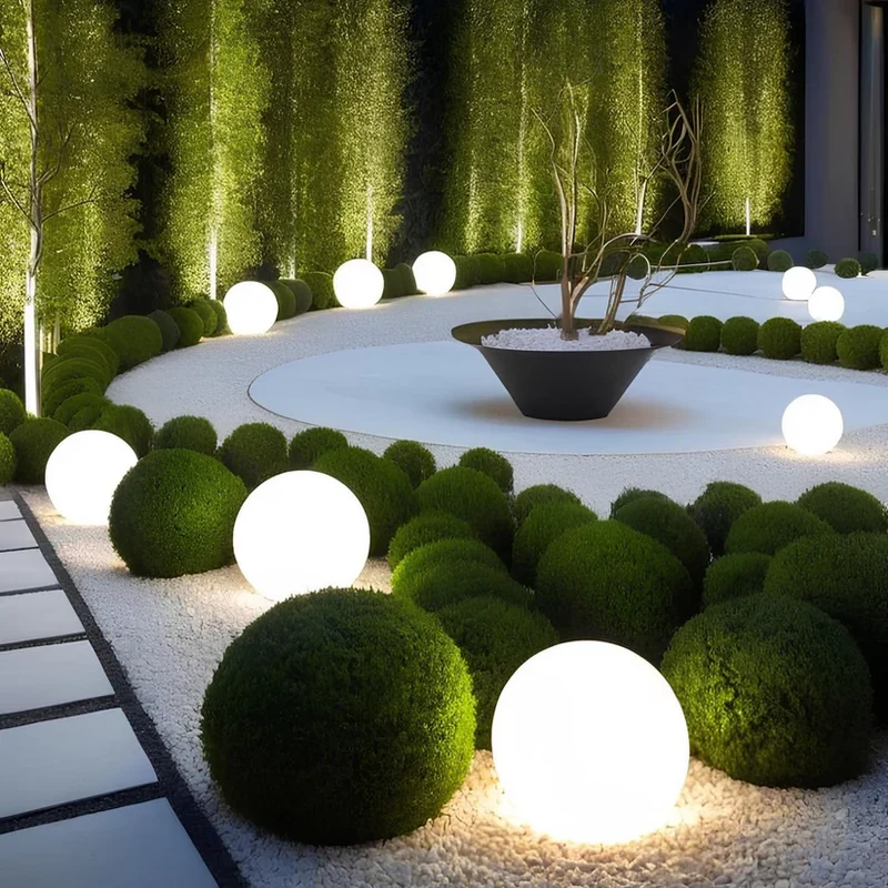 Kugelförmige Gartenleuchte – Solastère