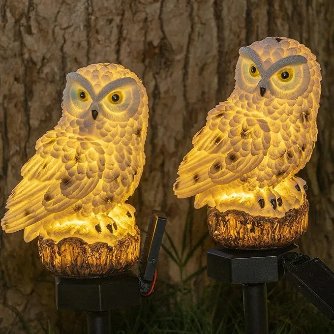 Solarlampe für Außen in Eulenform – Owlenza