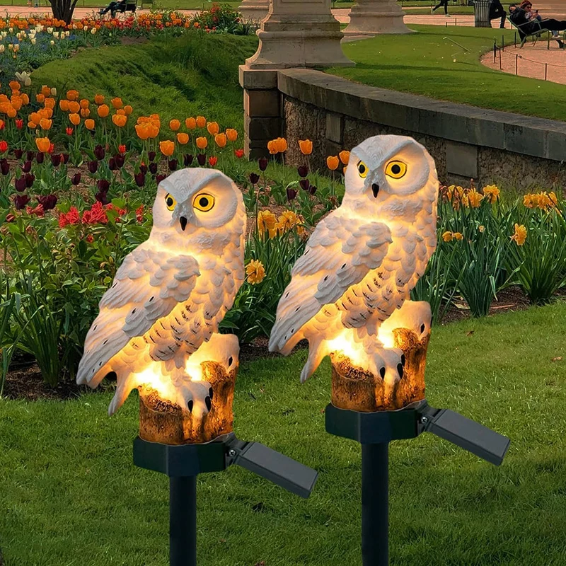 Solarlampe für Außen in Eulenform – Owlenza