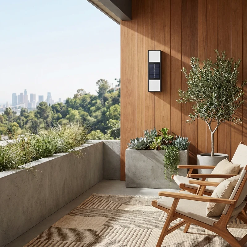Solar-Wandleuchte mit Up & Down Effekt – Noxis