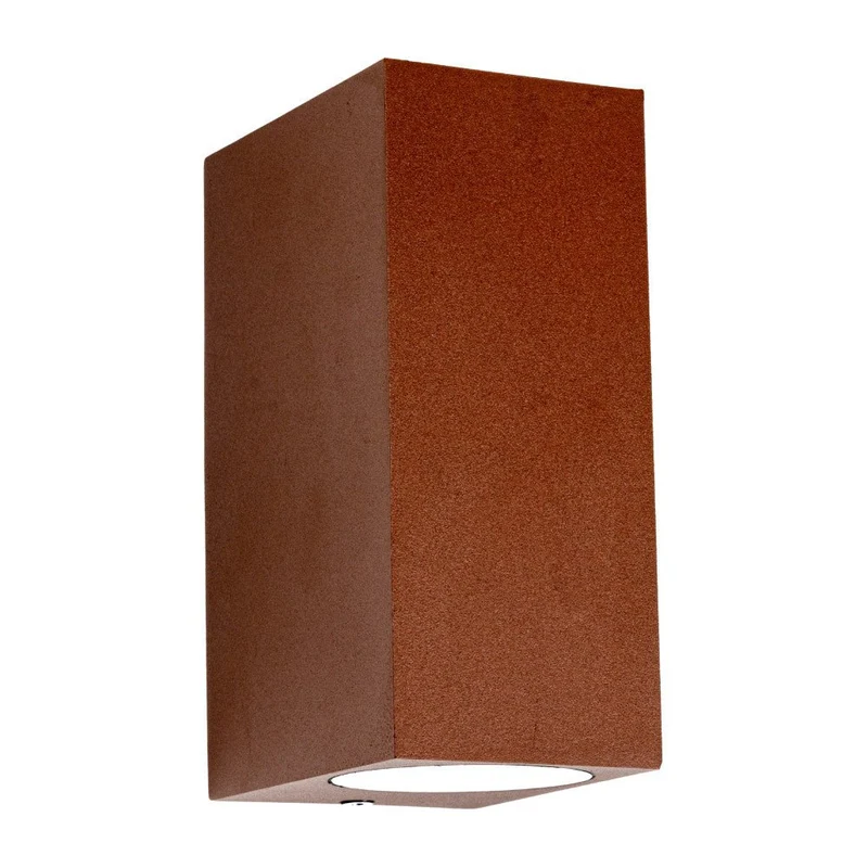 LED Wandleuchte GU10 IP44 Rostfarben - LED's Light