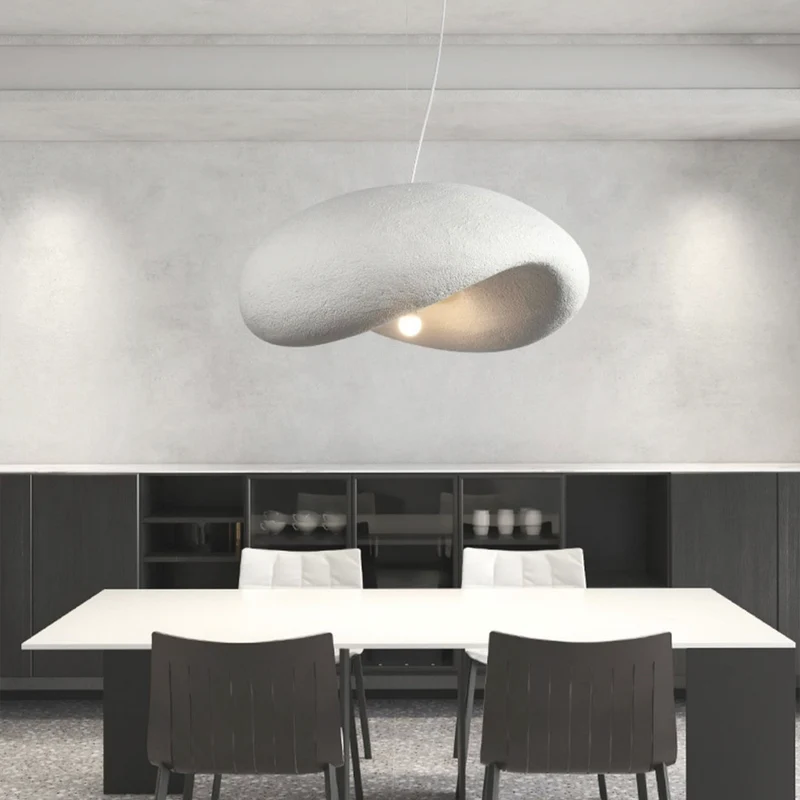 Pendant Light Simple Wabi-Sabi Handmade, White