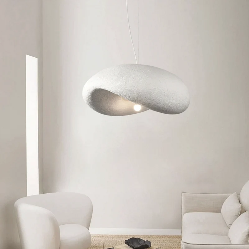 Pendant Light Simple Wabi-Sabi Handmade, White