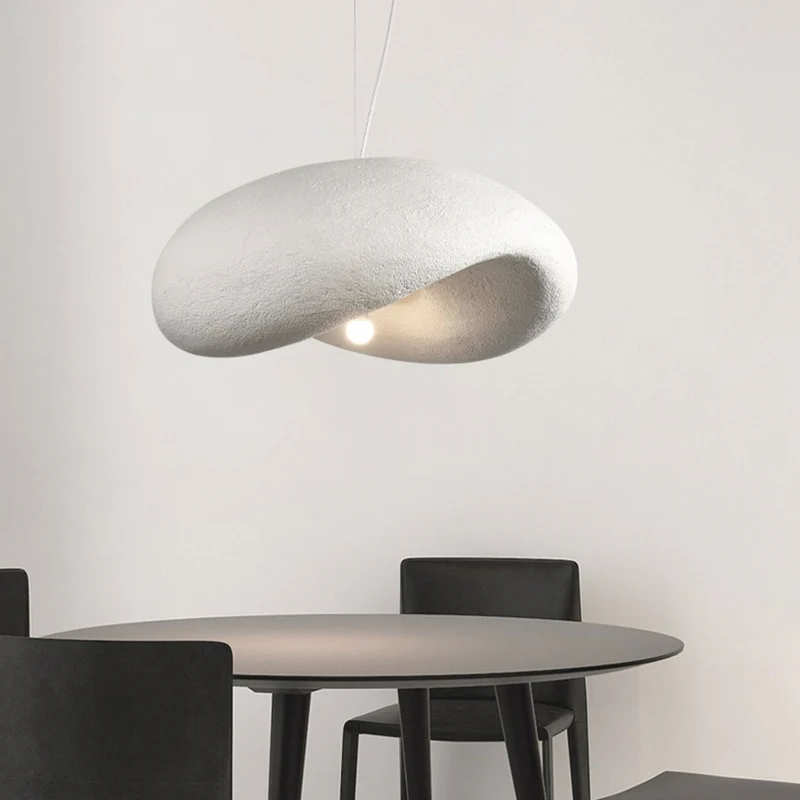 Pendant Light Simple Wabi-Sabi Handmade, White