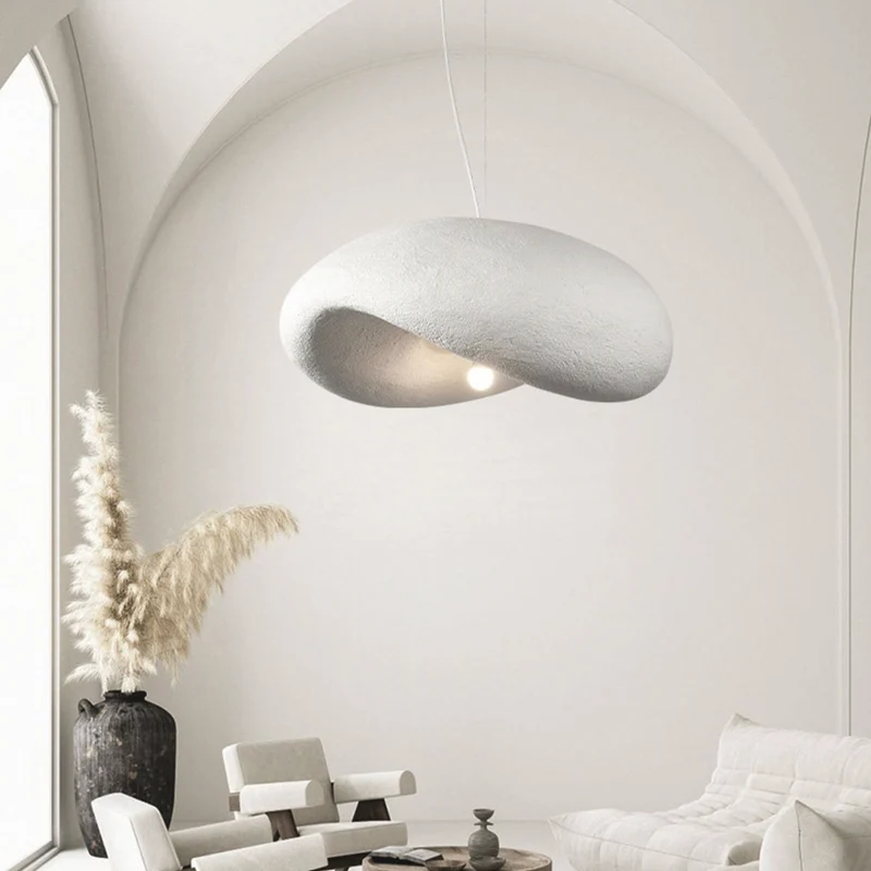 Pendant Light Simple Wabi-Sabi Handmade, White