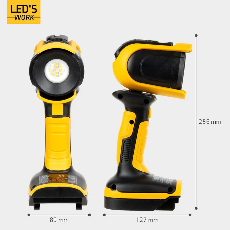 LED 18V Arbeitsleuchte für Elektrowerkzeuge 5W 500lm 5000K neutralweiß - LED's Work