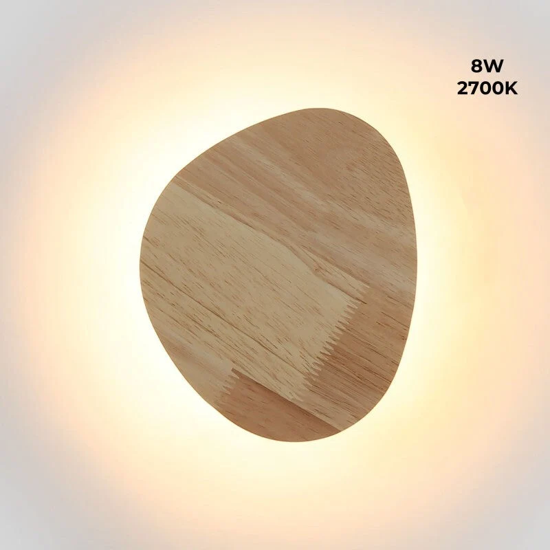 Elegante Wandleuchte aus Holz für Innenräume – Armonille
