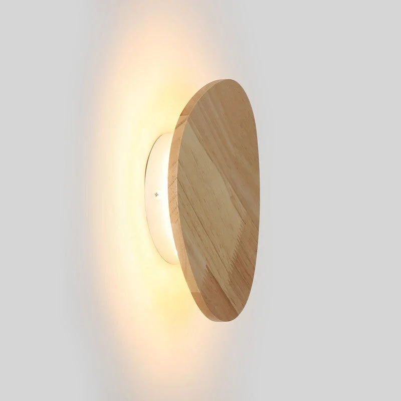 Elegante Wandleuchte aus Holz für Innenräume – Armonille
