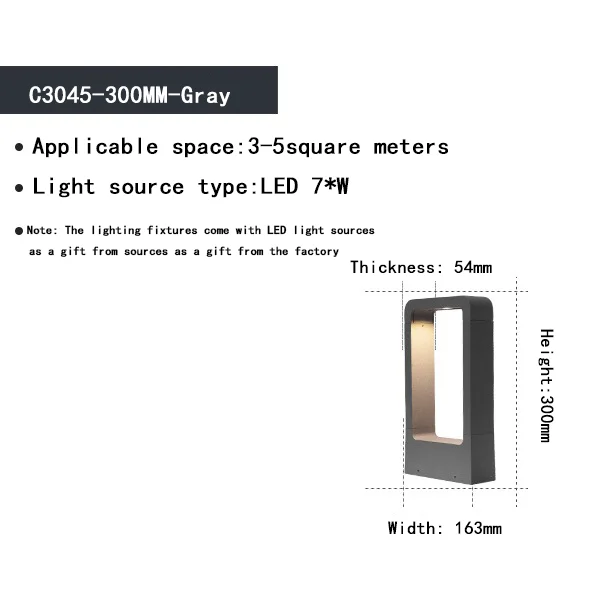 Wasserdichte LED-Gartenlampen aus Aluminium – Alumea