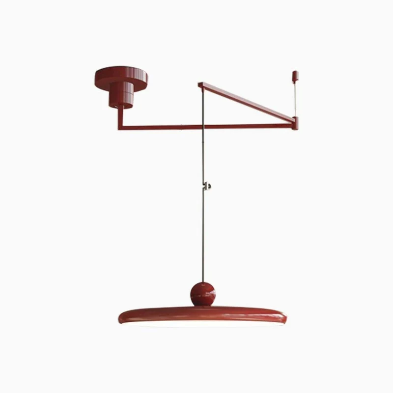 Pendant Light Adjustable Swing Arm UFO Dimmable, 5 Colors