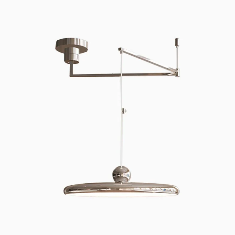Pendant Light Adjustable Swing Arm UFO Dimmable, 5 Colors