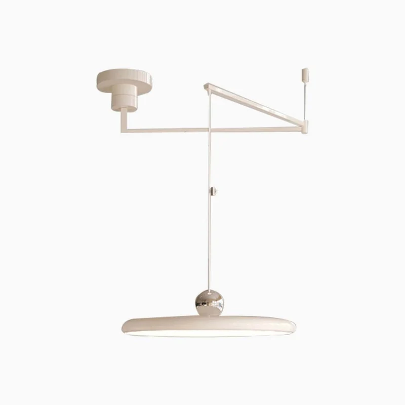 Pendant Light Adjustable Swing Arm UFO Dimmable, 5 Colors