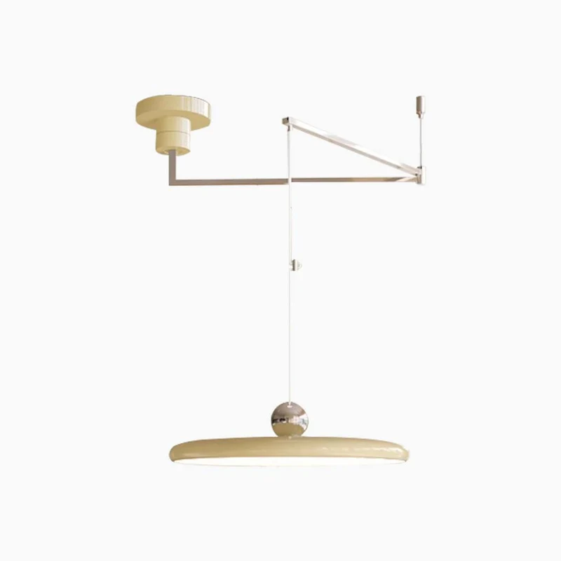 Pendant Light Adjustable Swing Arm UFO Dimmable, 5 Colors