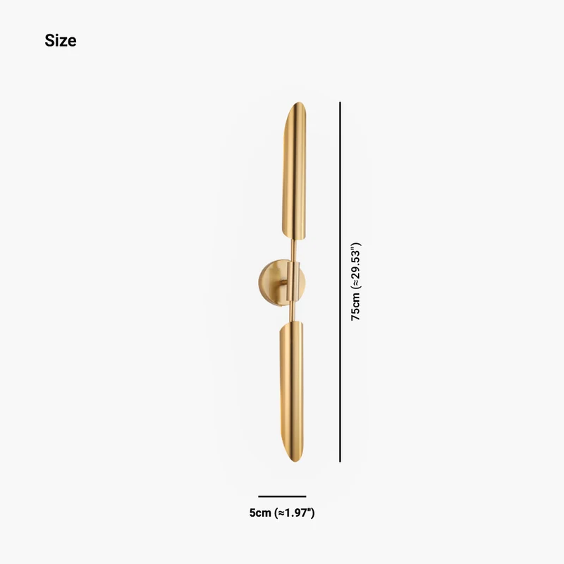 Wall Sconce Light Modern Decorative Gold Iron Arrow