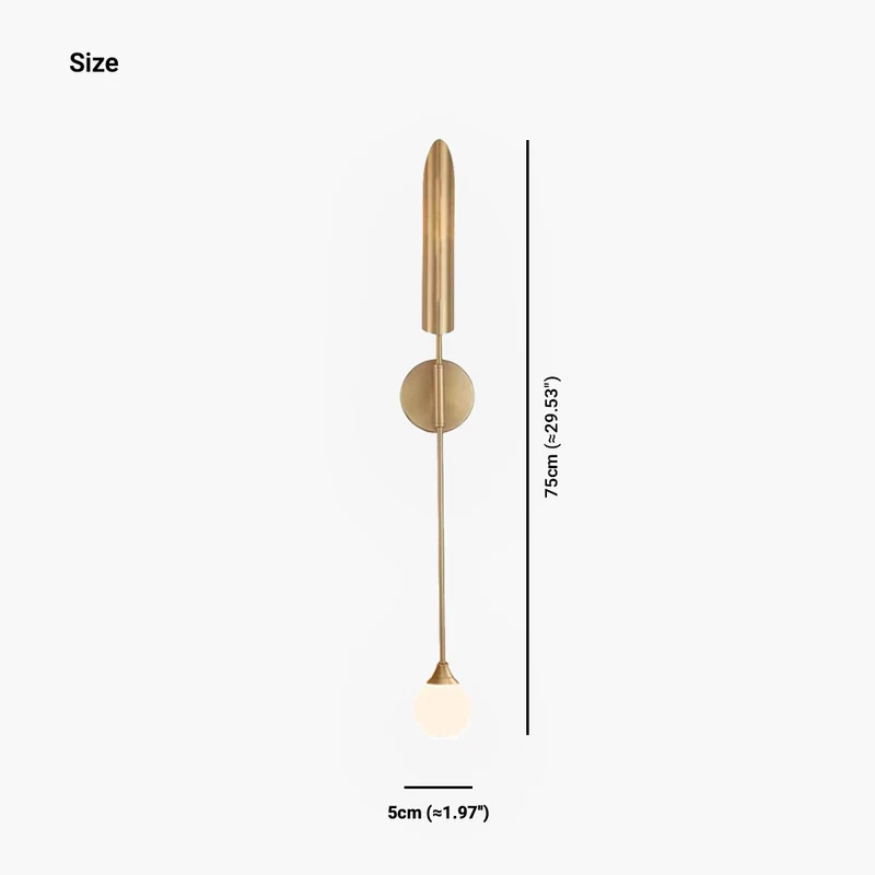 Wall Sconce Light Modern Decorative Gold Iron Arrow