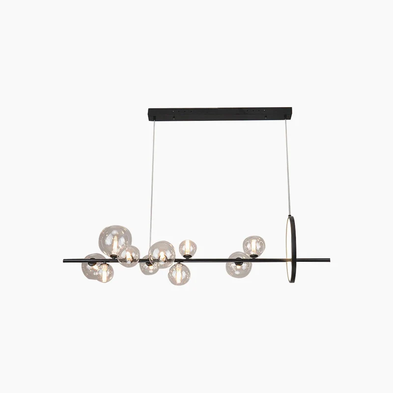 Pendant Light Chandelier Fashion Linear Glass Bubble