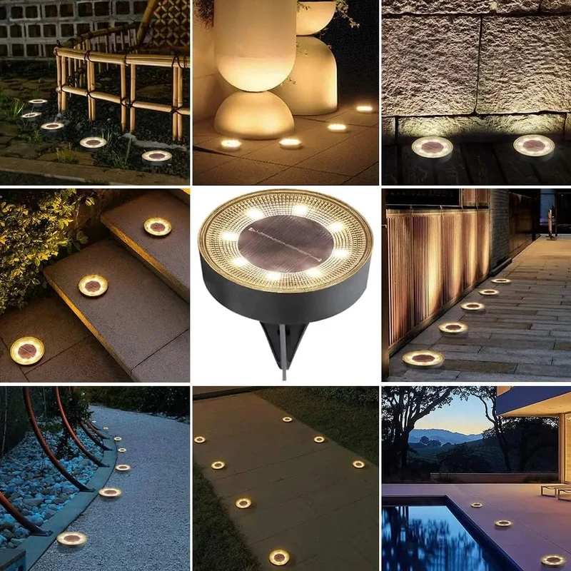 Wasserdichte Solar-Gartenlampen – Noctelis