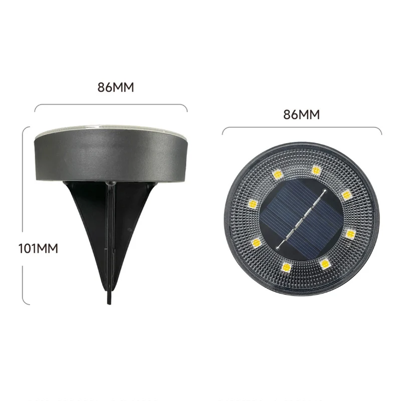 Wasserdichte Solar-Gartenlampen – Noctelis