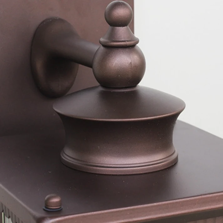 Retro Außenwandleuchte in Schwarz – Mirenoir