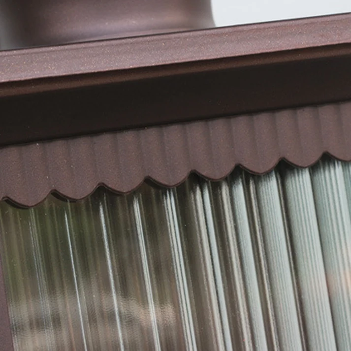 Retro Außenwandleuchte in Schwarz – Mirenoir
