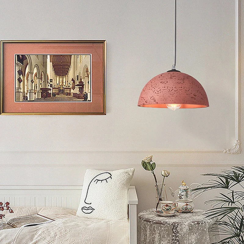 Pendant Light Minimalist Wabi-Sabi Round Dome, 5 Colors