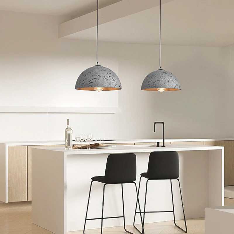 Pendant Light Minimalist Wabi-Sabi Round Dome, 5 Colors