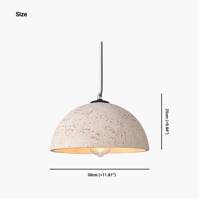 Pendant Light Minimalist Wabi-Sabi Round Dome, 5 Colors