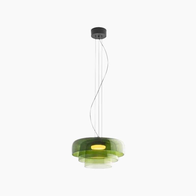 Pendant Light Nordic Tiered Colorful Glass LED