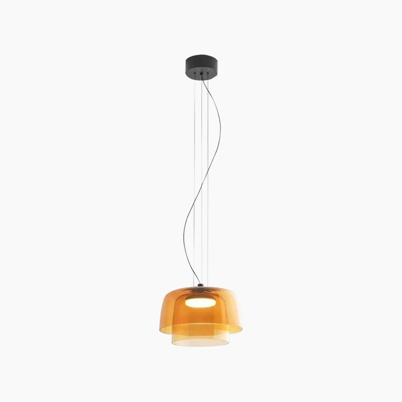 Pendant Light Nordic Tiered Colorful Glass LED
