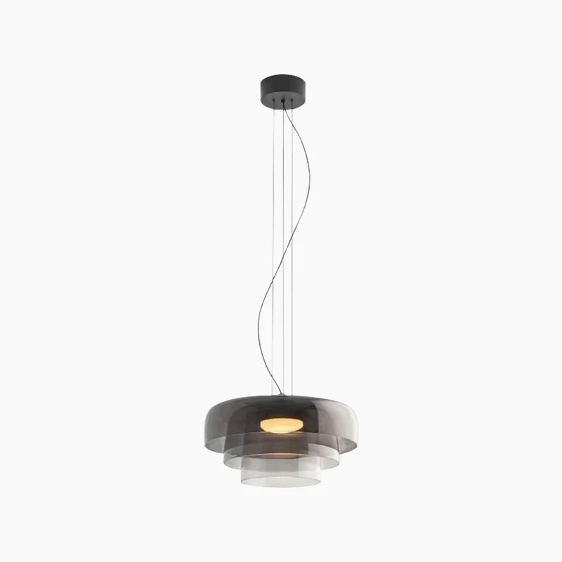 Pendant Light Nordic Tiered Colorful Glass LED