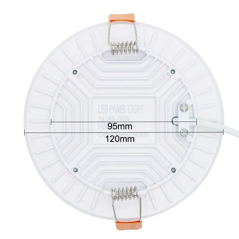 LED Ultraflaches Deckenpanel Einbau Rund & Quadratisch Kaltweiß ~3490