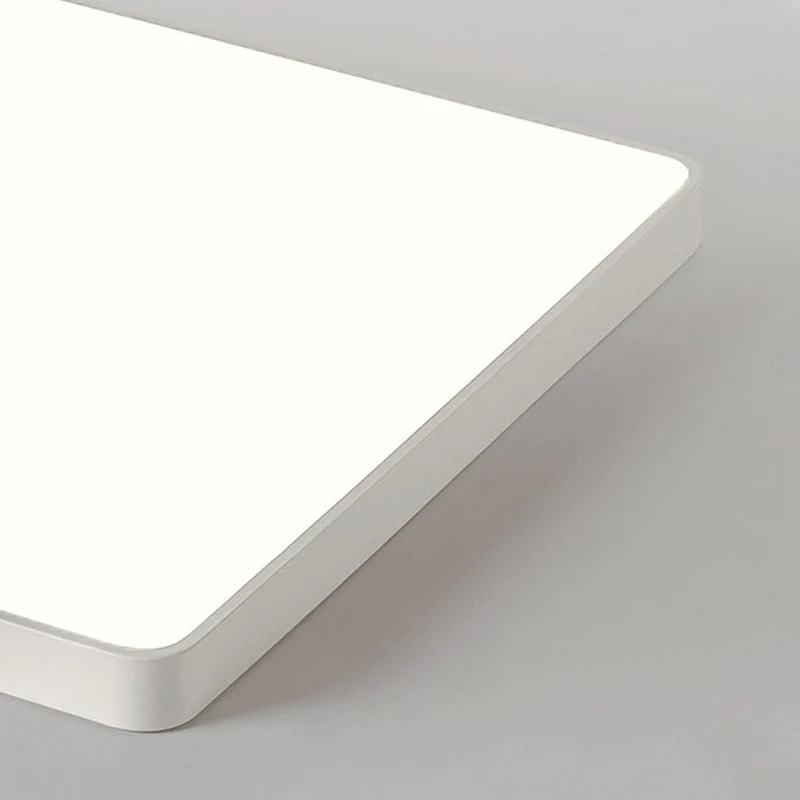 Flush Mount Ceiling Light Bright Dimmable LED Round/Square/Rectangle, White
