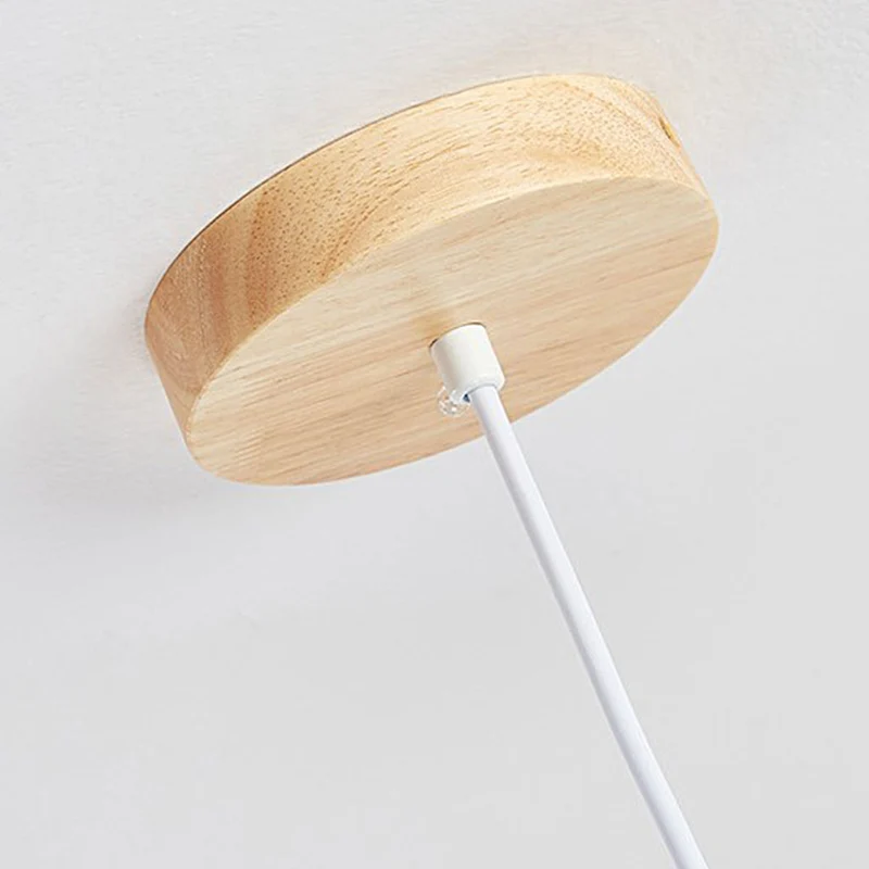 Pendant Light Spotlight Unique Cylinder Tube, Wood