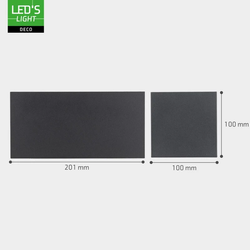 LED Wandleuchte G9 IP65 Anthrazit - Lumo