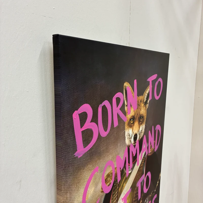 Thomas Klotz "Fuchs" Kunstdruck auf Leinwand 100x75 Wandbild Deko