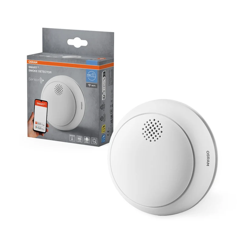 OSRAM Wifi SMART+ smarter Rauchmelder, Weiß