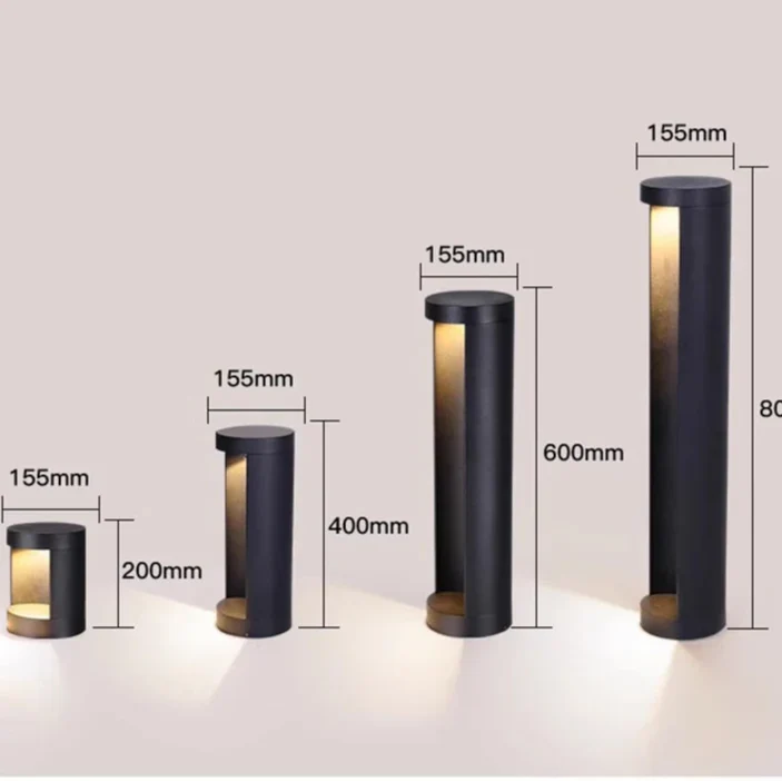 Moderne Gartenlampe aus Aluminium – Estalia