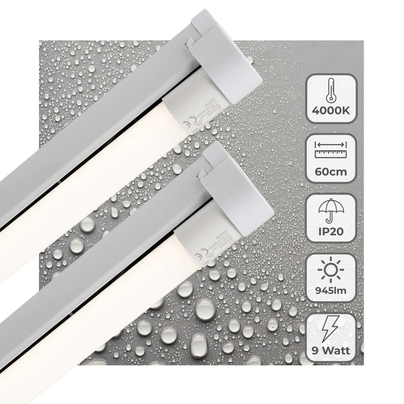LED's Light LED-Lichtleiste 60 cm für den Innenbereich - Leuchte inkl. LED-TL-Röhre - 1000 lm