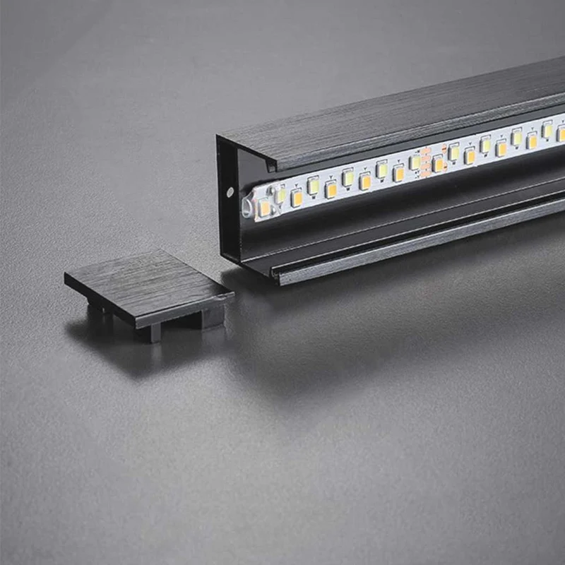 Chandelier Modern Minimalist Multiple Bar LED Dimmable, Black