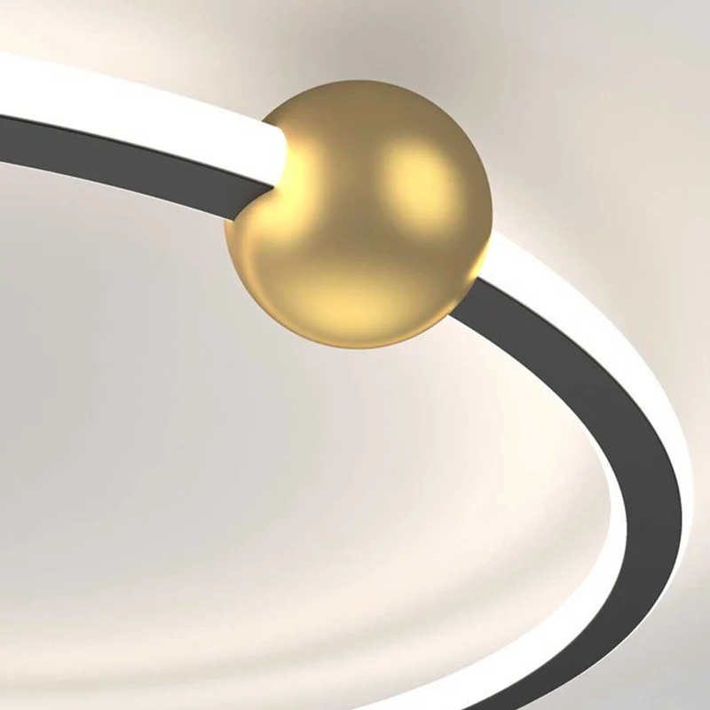 Flush Mount Ceiling Light Minimalist Circular Ring LED