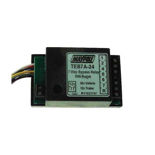 7-Wege-Bypass-Relais – 24 V bis 12 V
