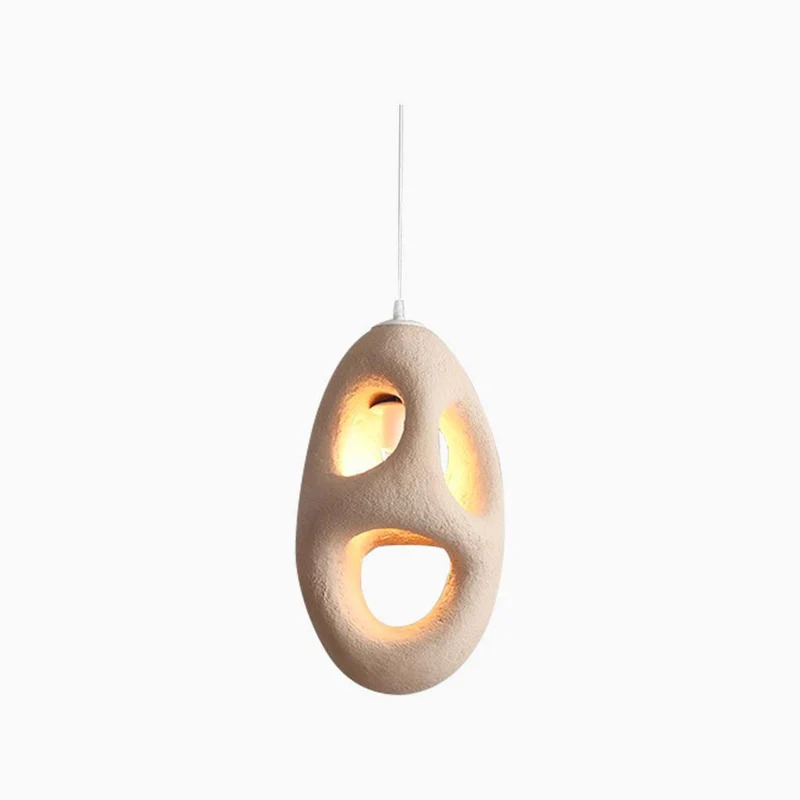 Pendant Light Japanese Wabi-Sabi Cream Beige