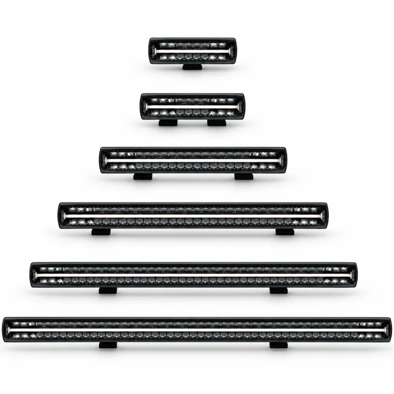 Strands Siberia XP Doppelreihige gerade Lichtleisten mit gelb/weißem Positionslicht