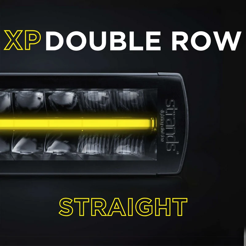 Strands Siberia XP Doppelreihige gerade Lichtleisten mit gelb/weißem Positionslicht